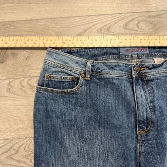 Faded Glory Bootcut Stretch Womens Jeans Plus Size 18 Petite Blue Denim Everyday - Picture 9 of 13